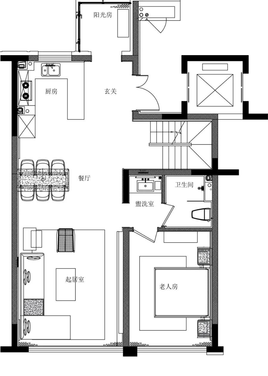 元禾大千:沈阳阳光城翡丽府下叠样板间