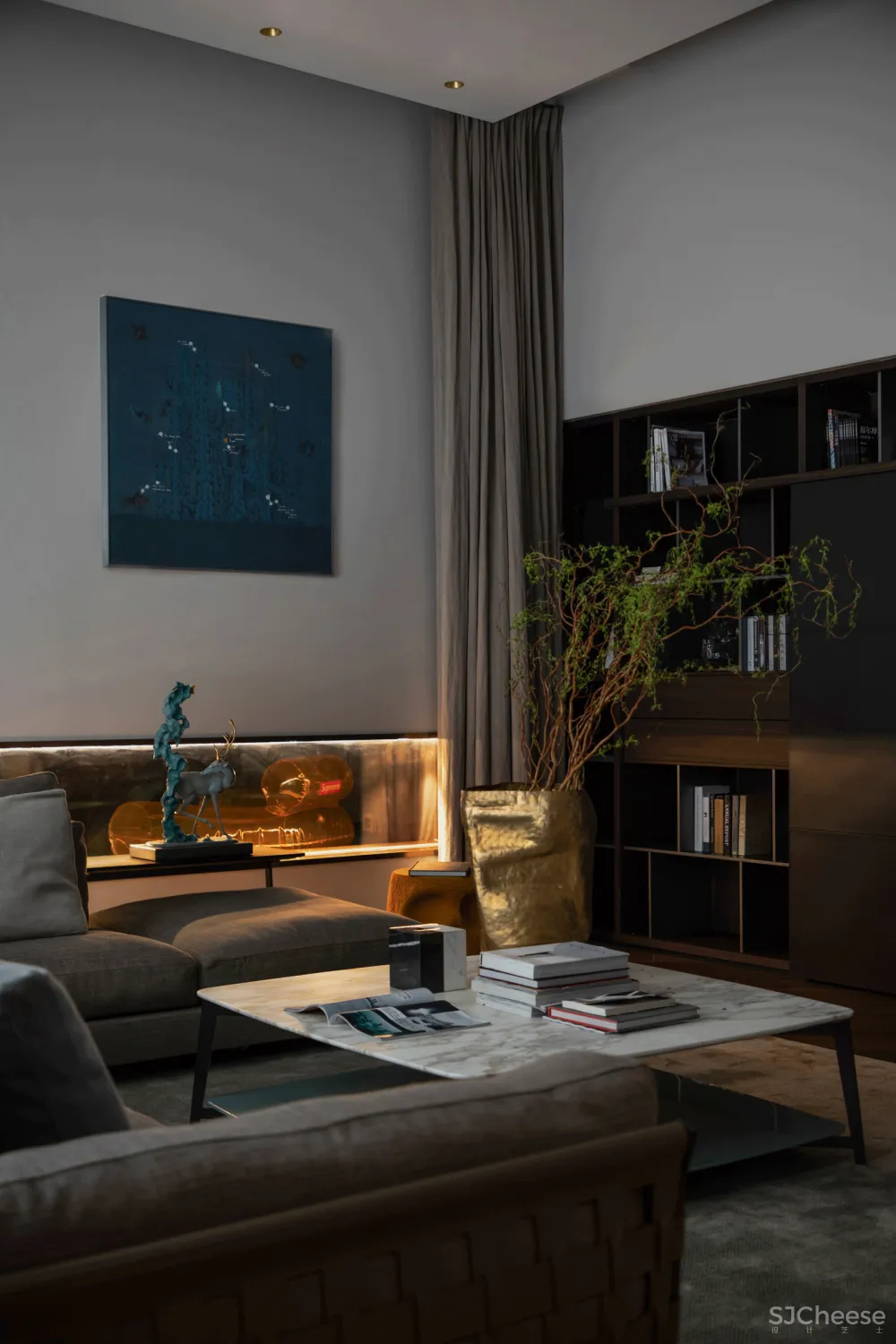 常恩:上海700㎡艺术私宅,诉说空间生命力!