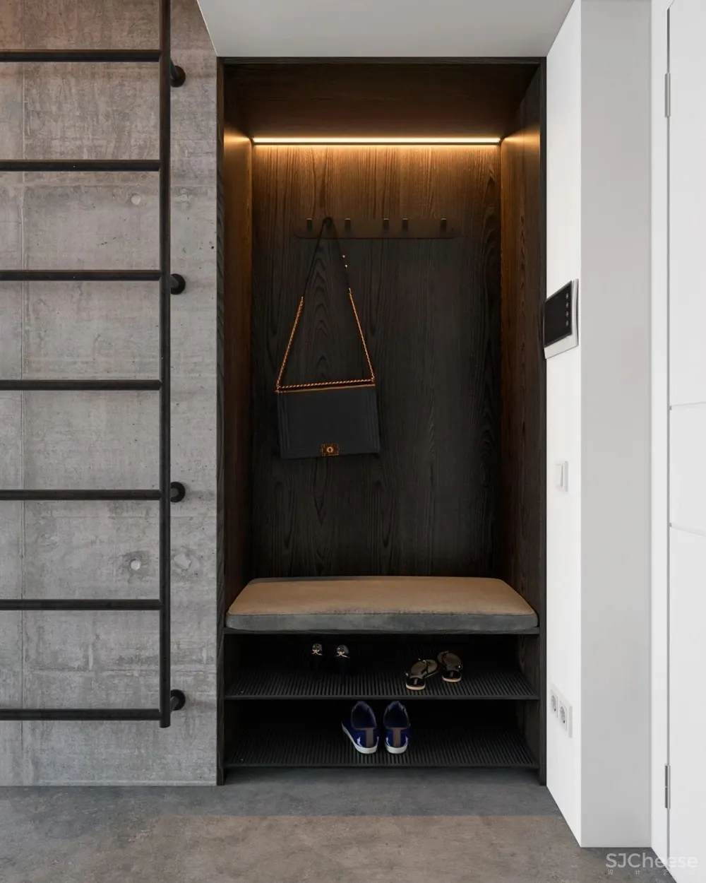 70㎡ 的 LOFT，裸装的混凝土空间也可以很温馨！