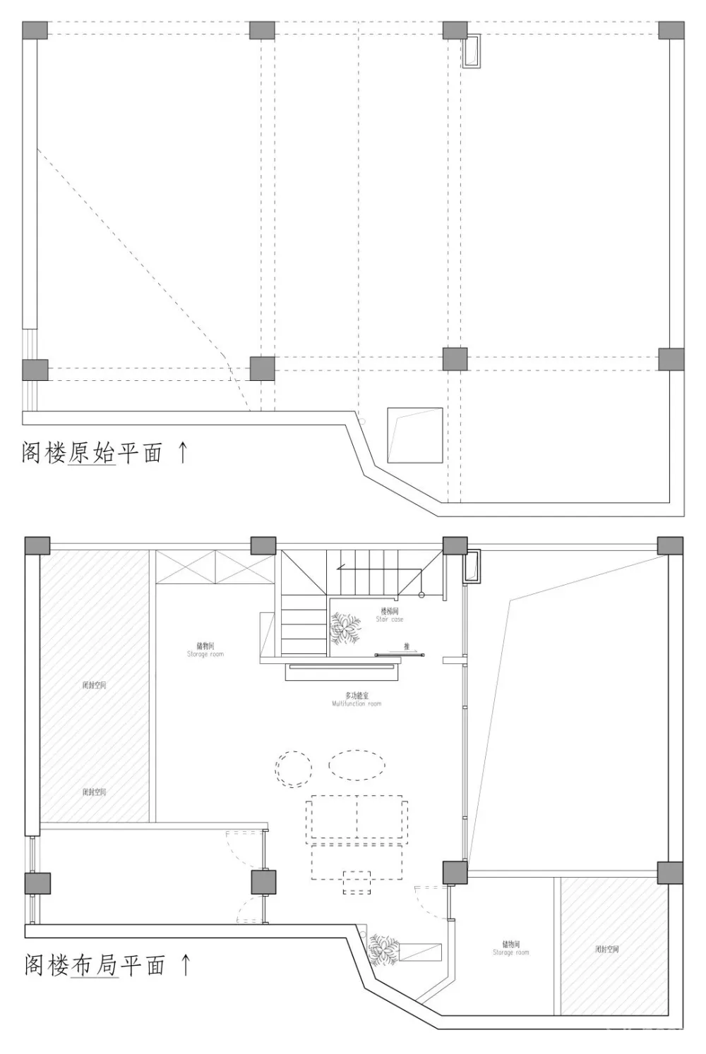 小夫妻买下105㎡奇葩阁楼，砸掉数面墙，“浪费空间”却让幸福暴增！