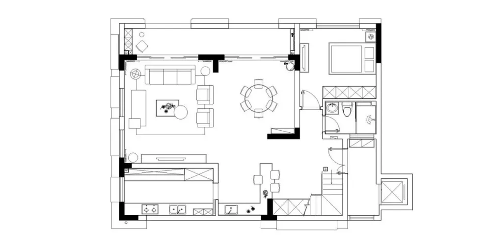 300㎡灰调原木风私宅,简洁质朴惹人爱!