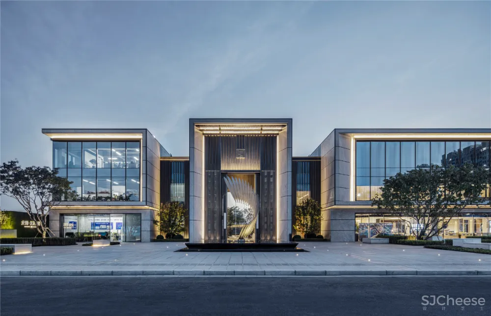 羽果设计新作:老工业城市美学风格的售楼处