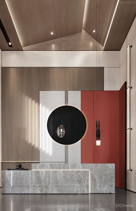 羽果设计新作:老工业城市美学风格的售楼处