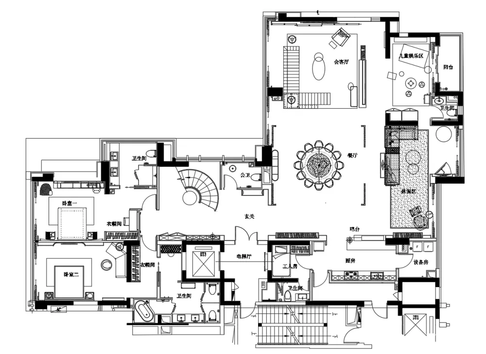617㎡顶层艺术美宅，尽享无敌极奢海景！