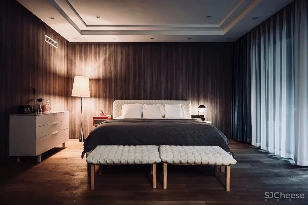 300㎡灰调原木风私宅,简洁质朴惹人爱!