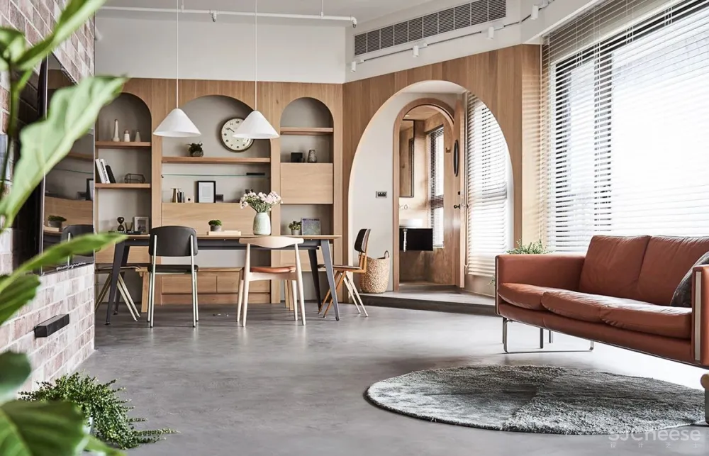 小树之家欢乐成长,158㎡木质双拼亲子宅 北欧建筑