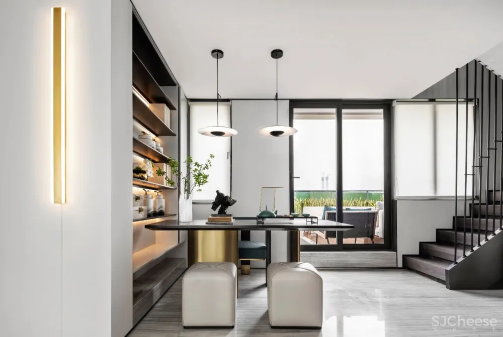 KOYI柯翊:点睛孔雀蓝,演绎现代简约家居轻奢范