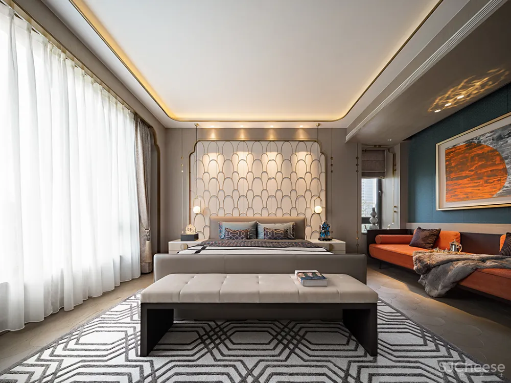 【中熙设计-梁景华联袂新作】504㎡杭州城桃源小镇别墅豪宅设计,带来耳目一新的现代民国思潮!