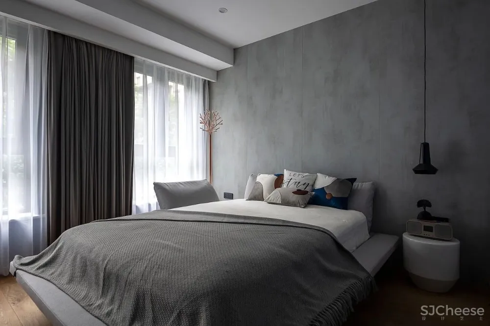 300㎡灰调原木风私宅,简洁质朴惹人爱!