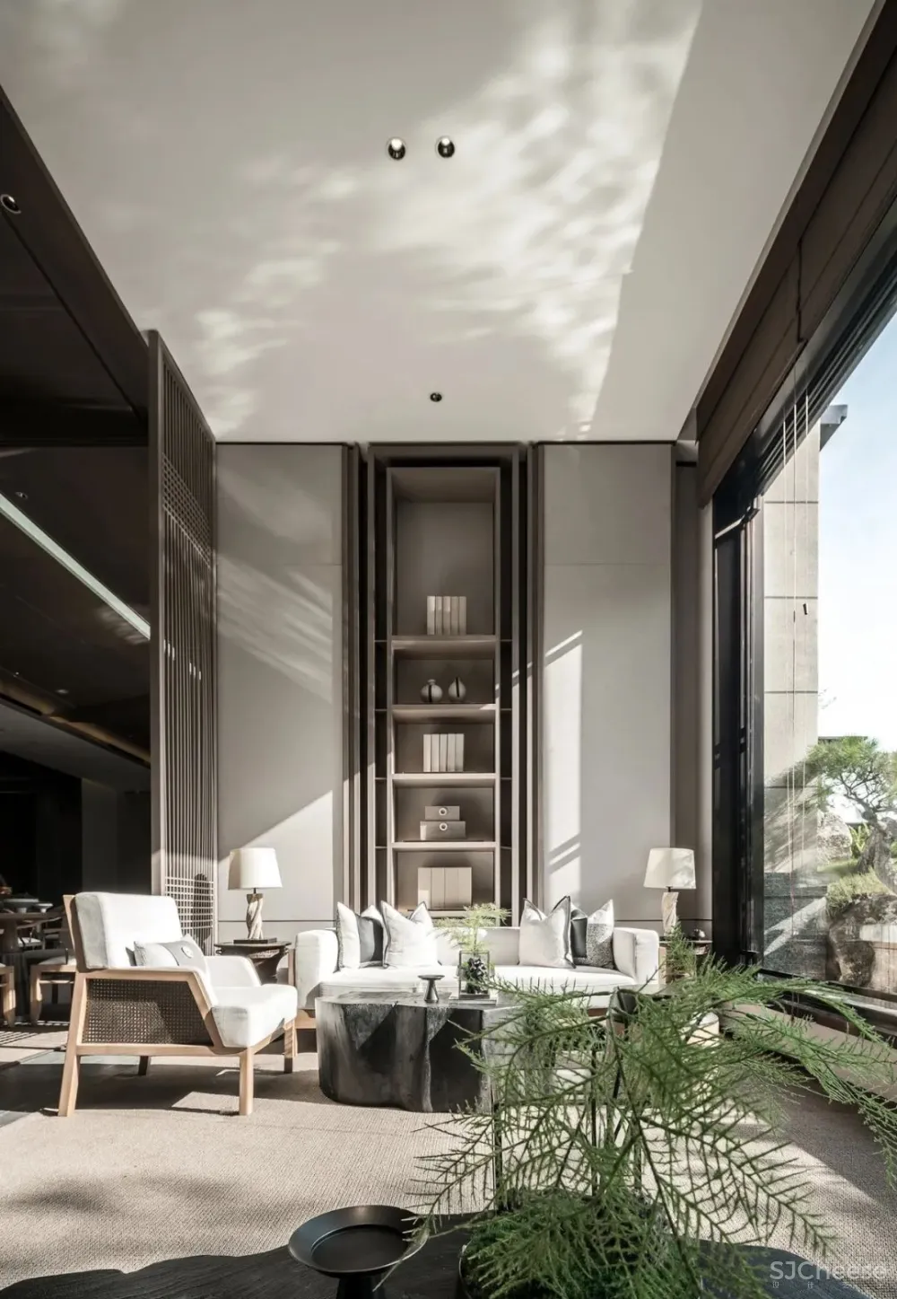 元禾大千 建发鼎华 · 北大珑廷售楼中心,重塑对简雅禅居的理解