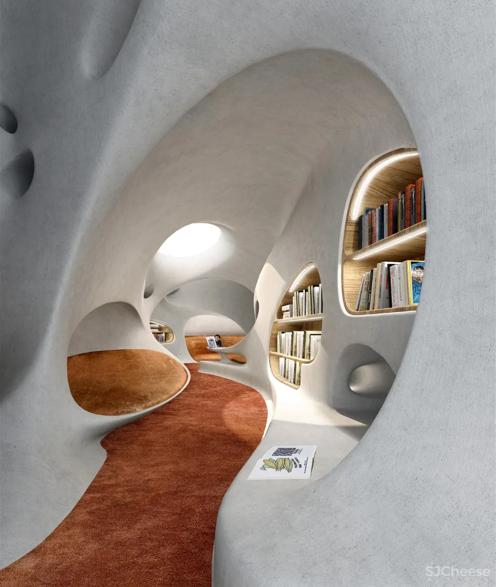 MAD新作“云洞图书馆”即将落成
