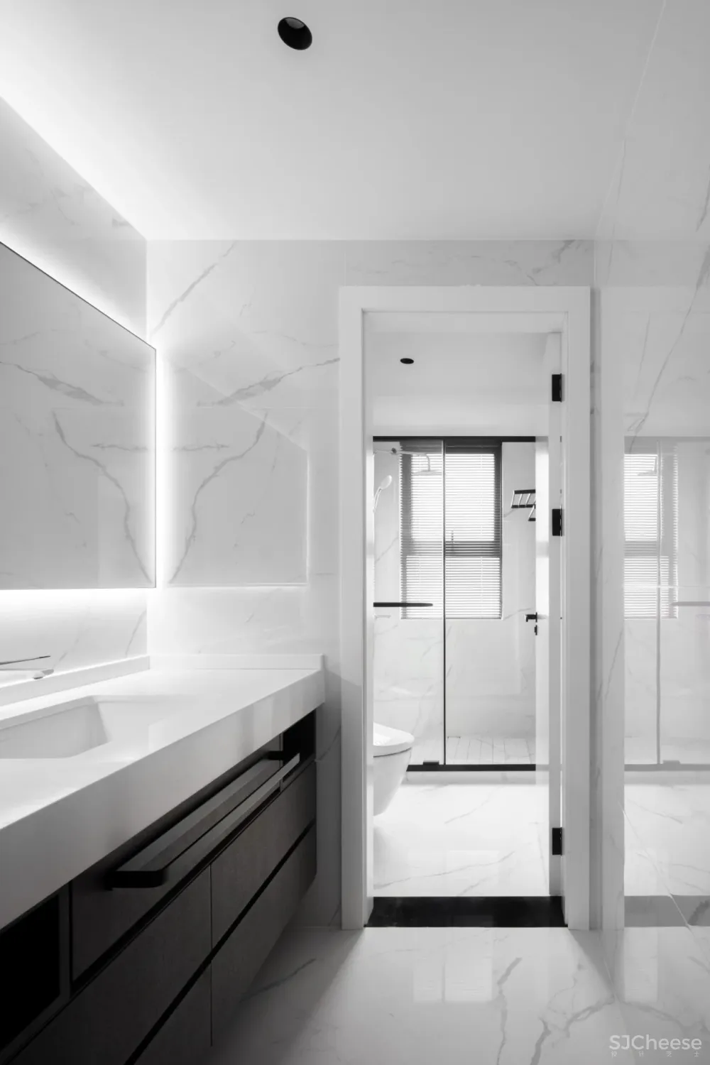 140㎡意式私宅，极简让空间更分明 徐振海设计