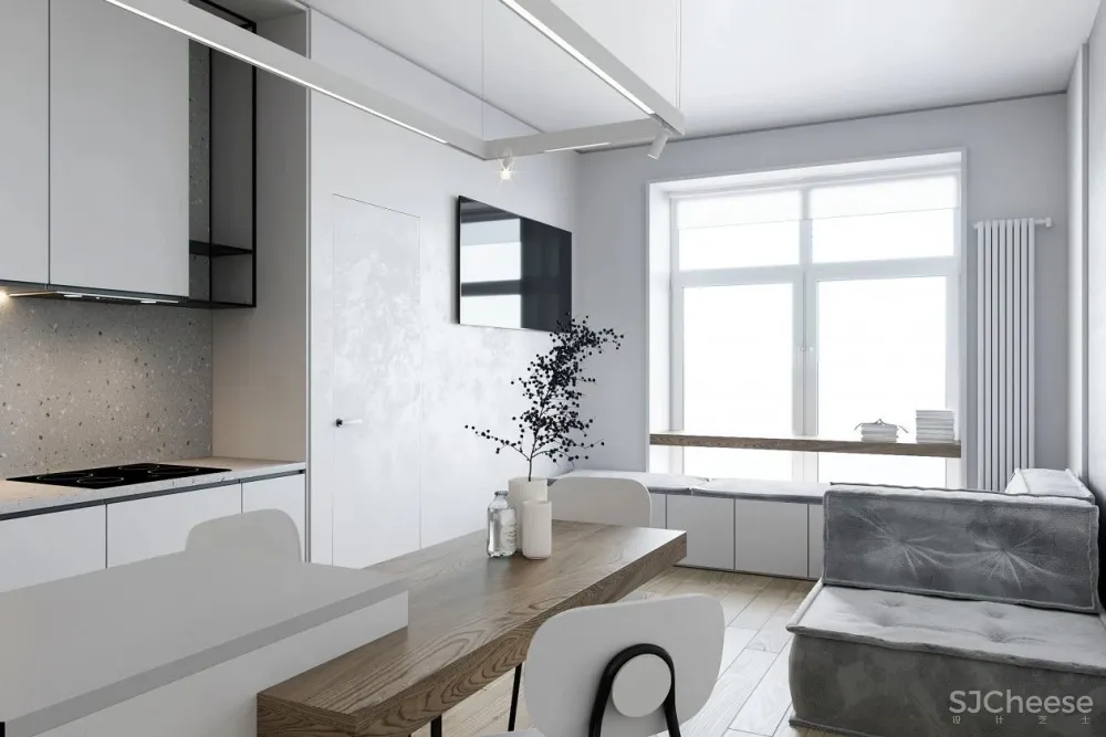 去风格化,小空间的和谐美