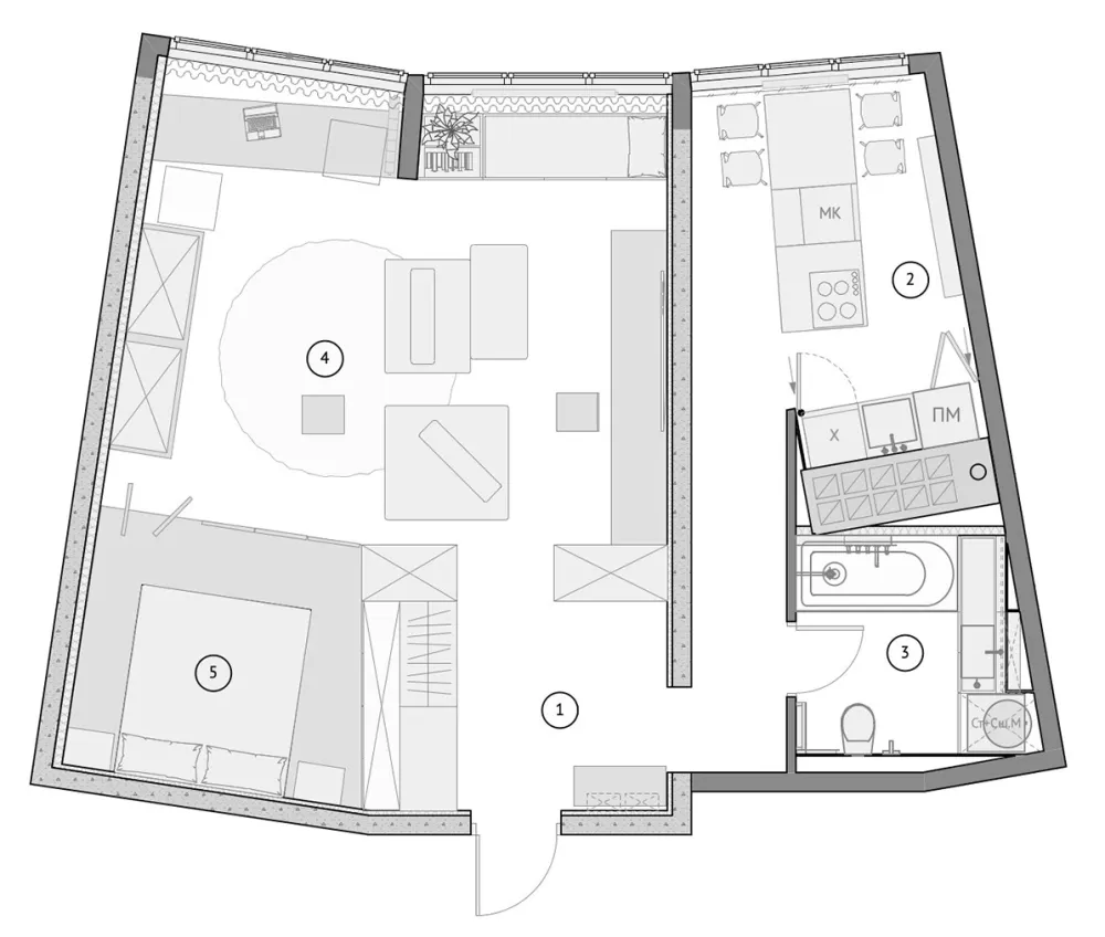 64㎡ 这样装修,简单又不失设计感!