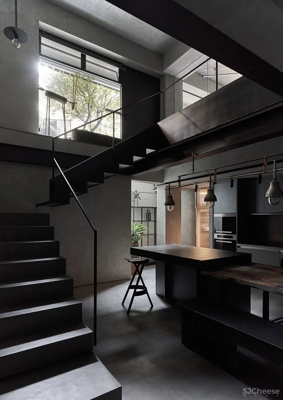 将绿意和天光引入地下 士东许宅 KC design studio