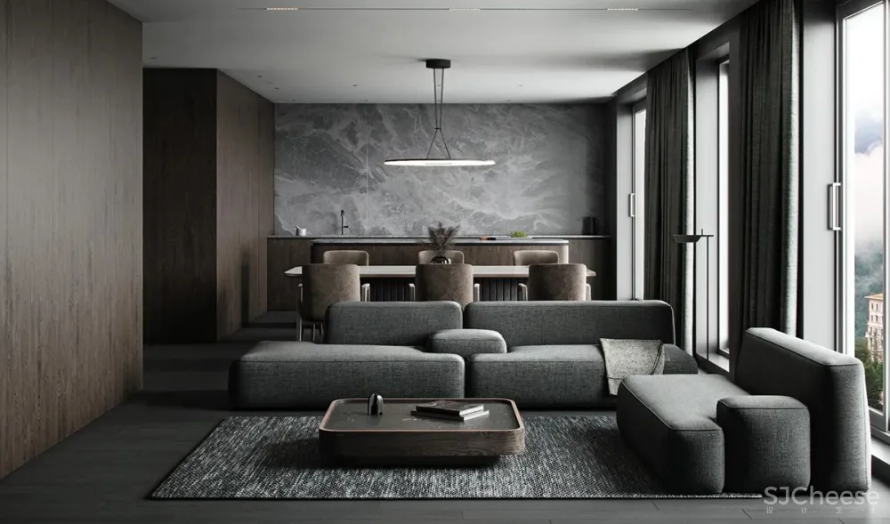 简单即是美!黑白色家居设计