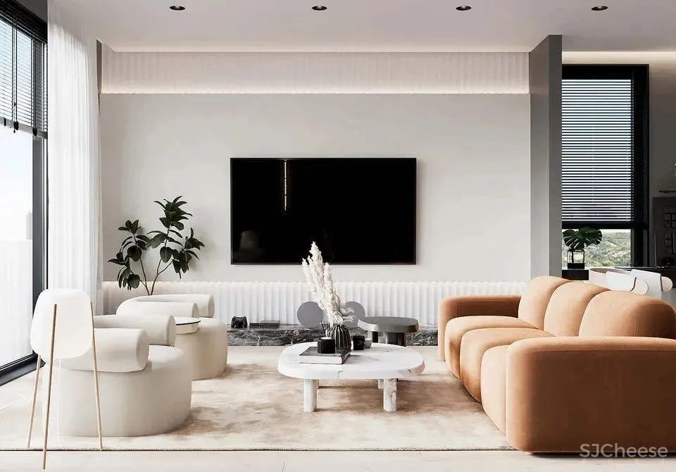 80后小夫妻140㎡轻奢大平层,狂甩别墅几条街......