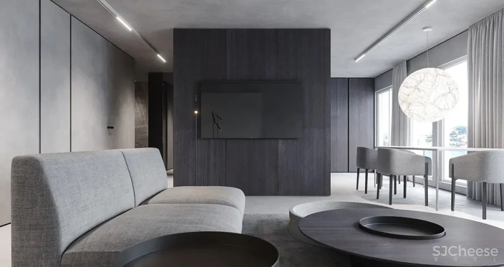 极简灰设计，这个家美爆了！