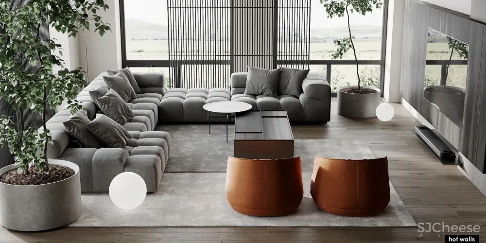 线条 高级灰,不一样的韵律美 hot walls