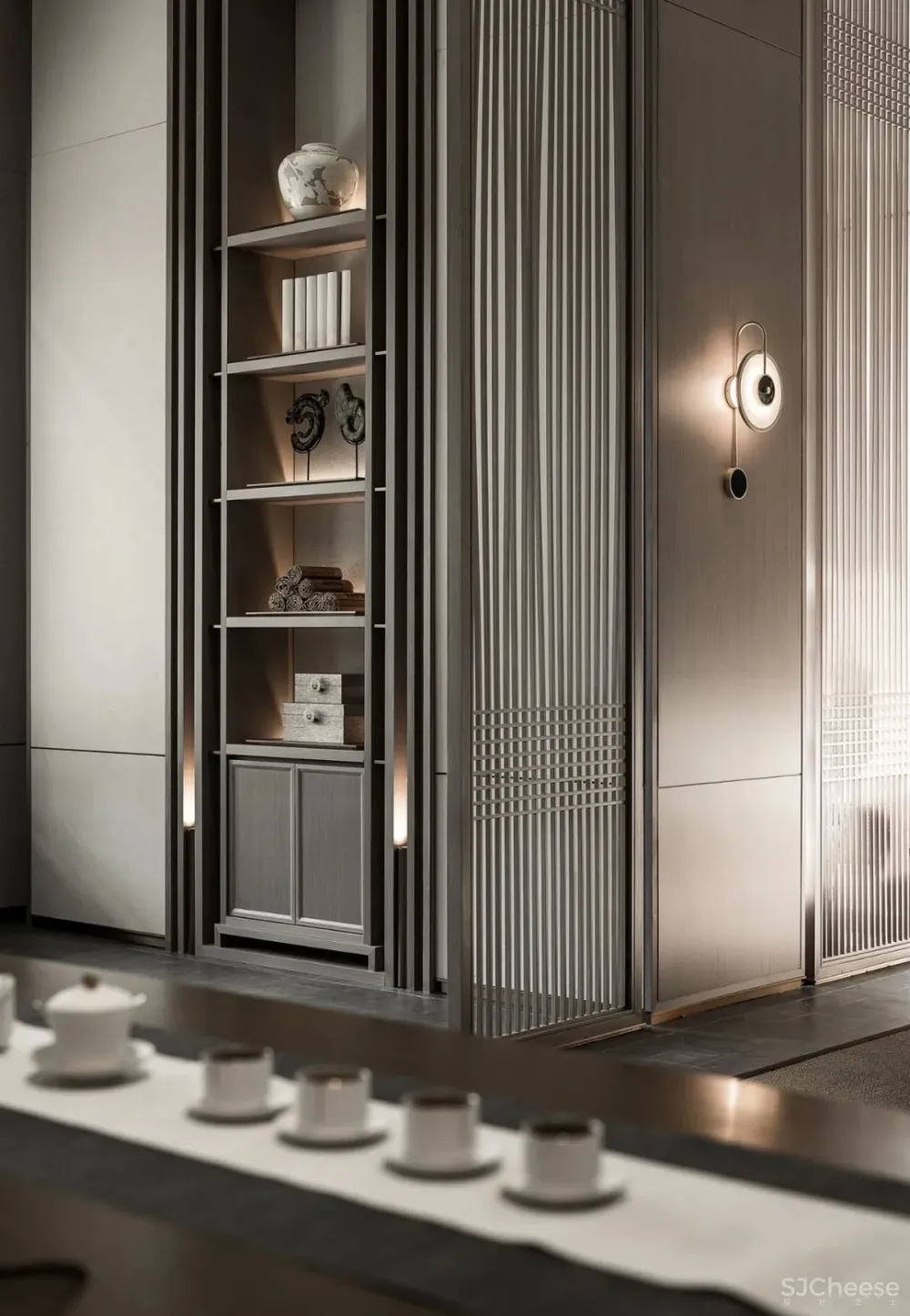 元禾大千 建发鼎华 · 北大珑廷售楼中心,重塑对简雅禅居的理解