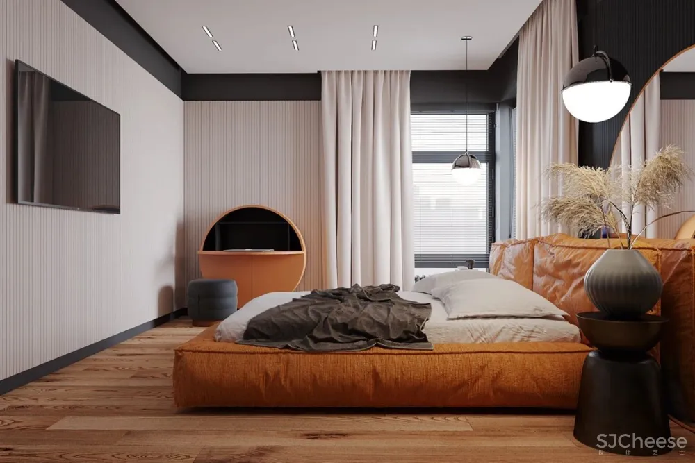 Creating Well Rounded Interiors With Circle Themes - Orange