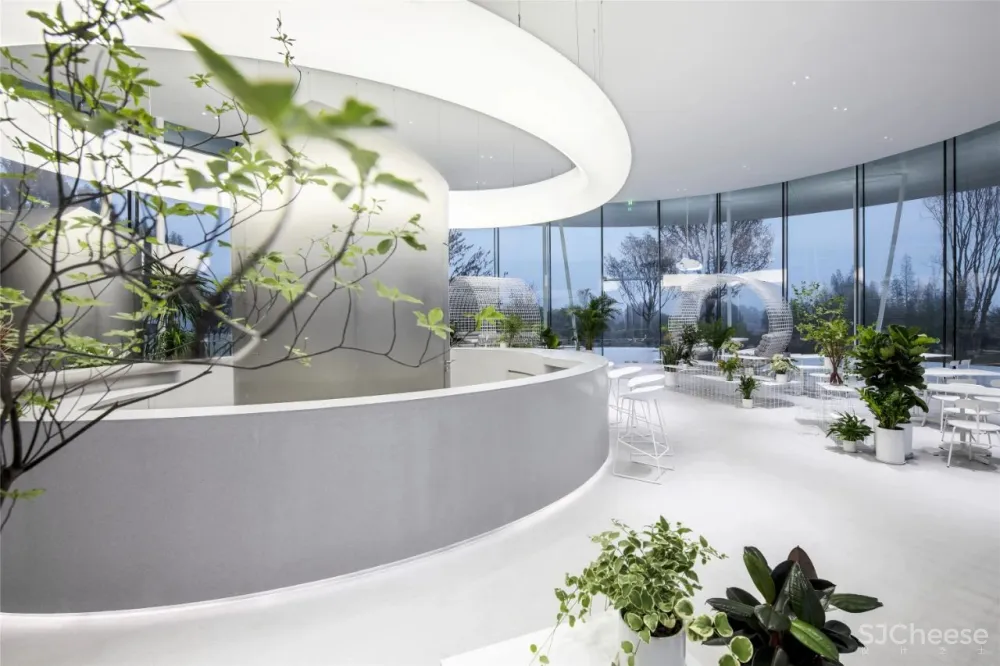 SWS 作品 停靠在青岛小镇上的四季花房:青岛西海岸云中花社咖啡馆