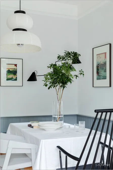 去别墅风装修,这个300㎡美得清新脱俗