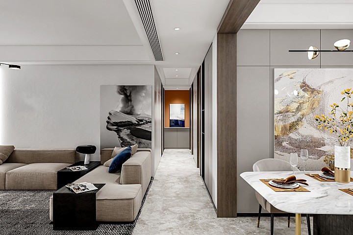 随性自在黑白灰的现代演绎 —— 云想空间表现