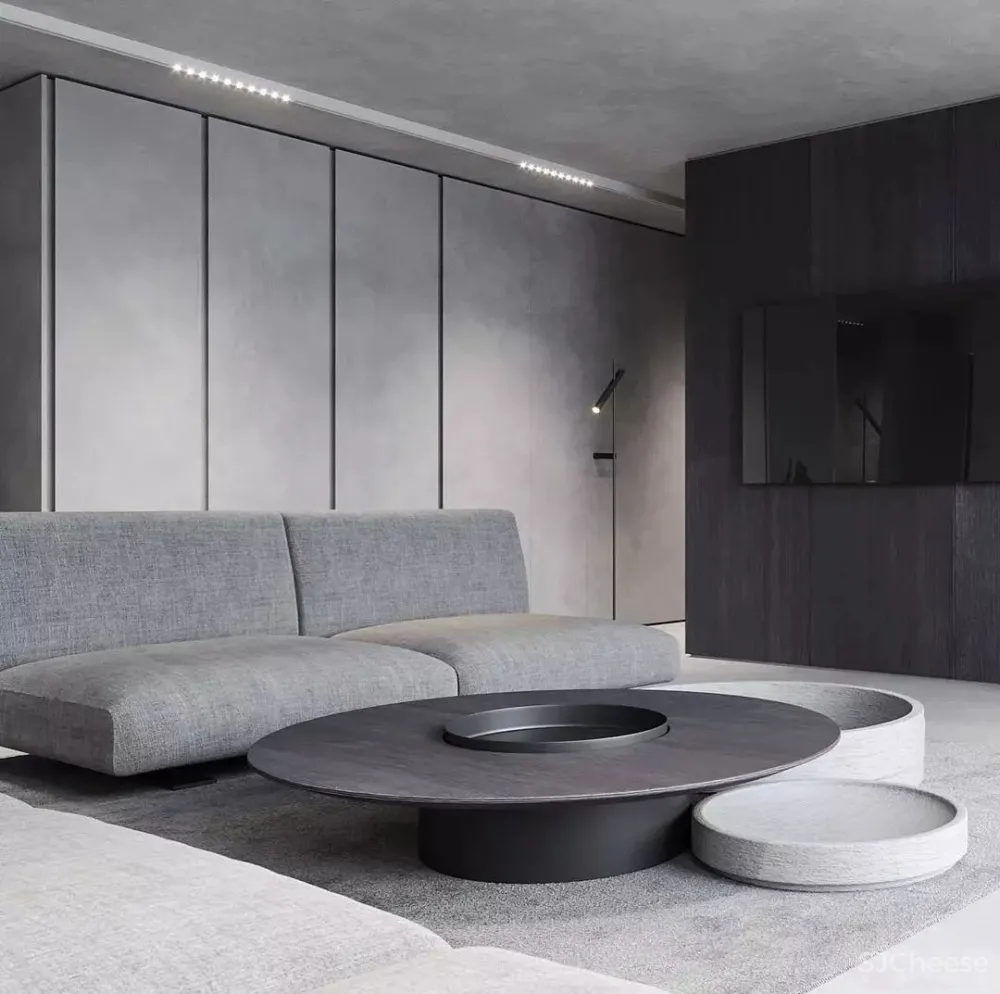 极简灰设计，这个家美爆了！