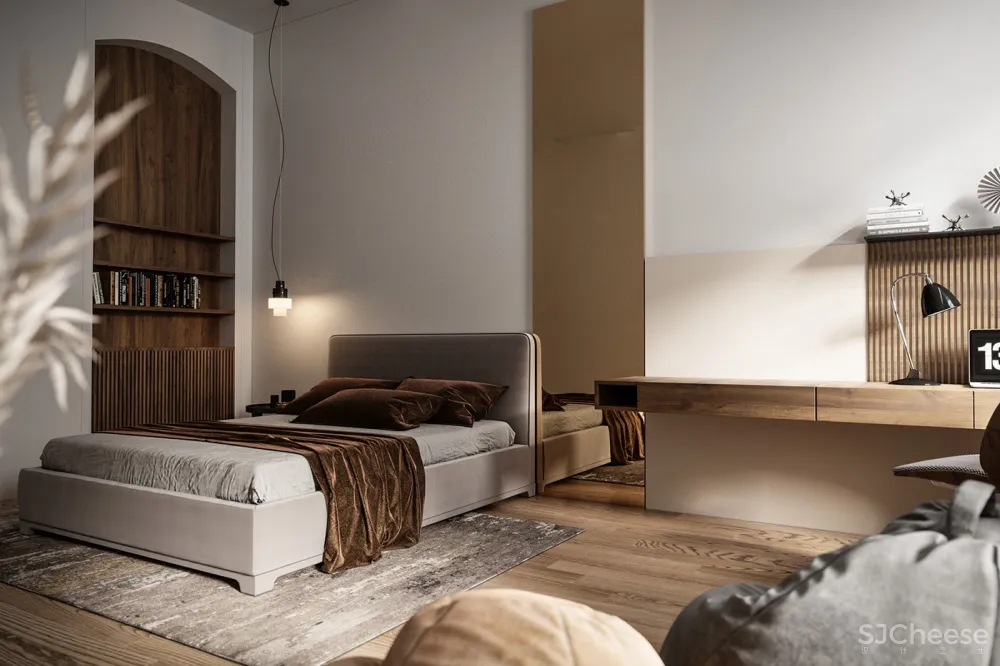 业主喜欢吃巧克力，软装我只能这样设计了