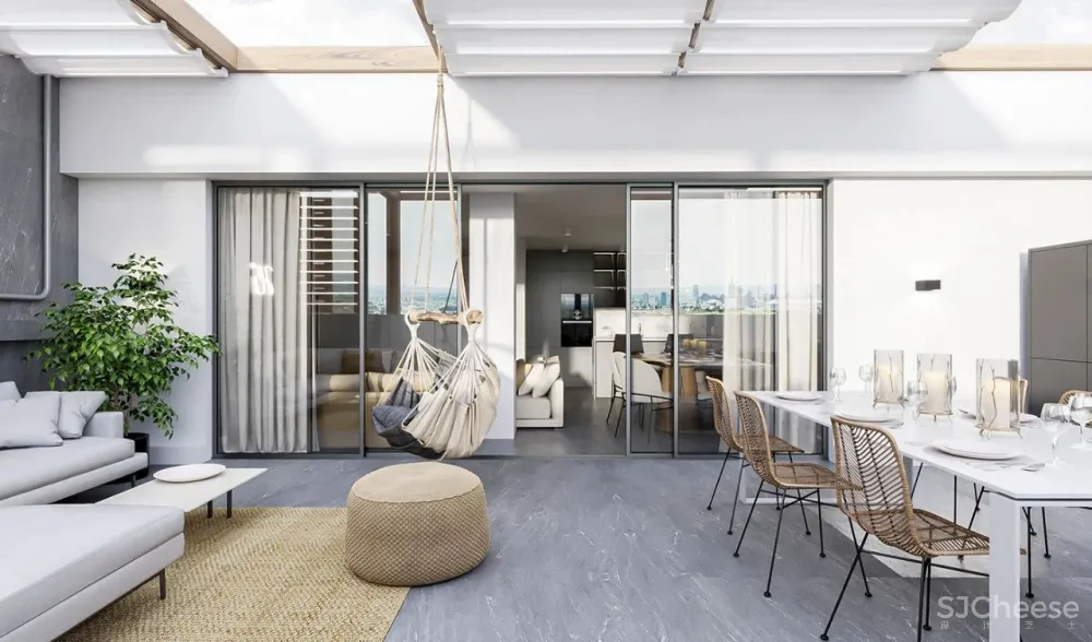 音乐老师进门不做隔断,138㎡三居室无玄关,照样美上天!