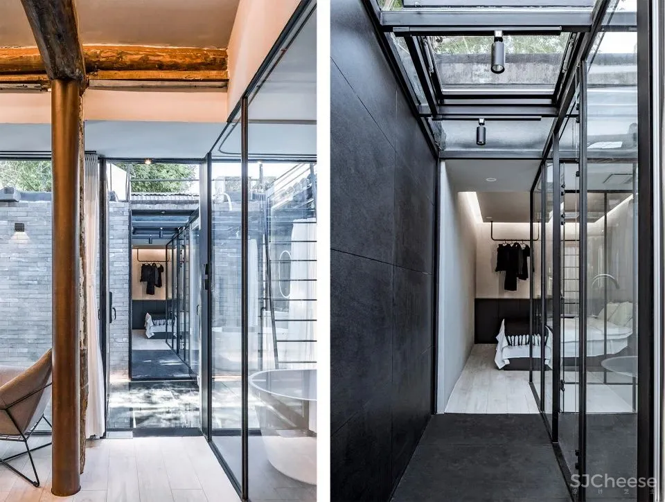 胡同里的镜面院子 宝钞胡同隐院 DAGA大观建筑