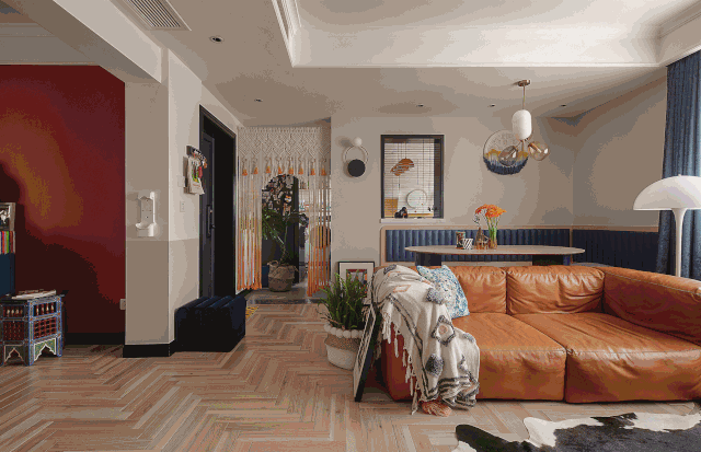 时尚编辑的120㎡，每1㎡都混搭，你敢点吗？