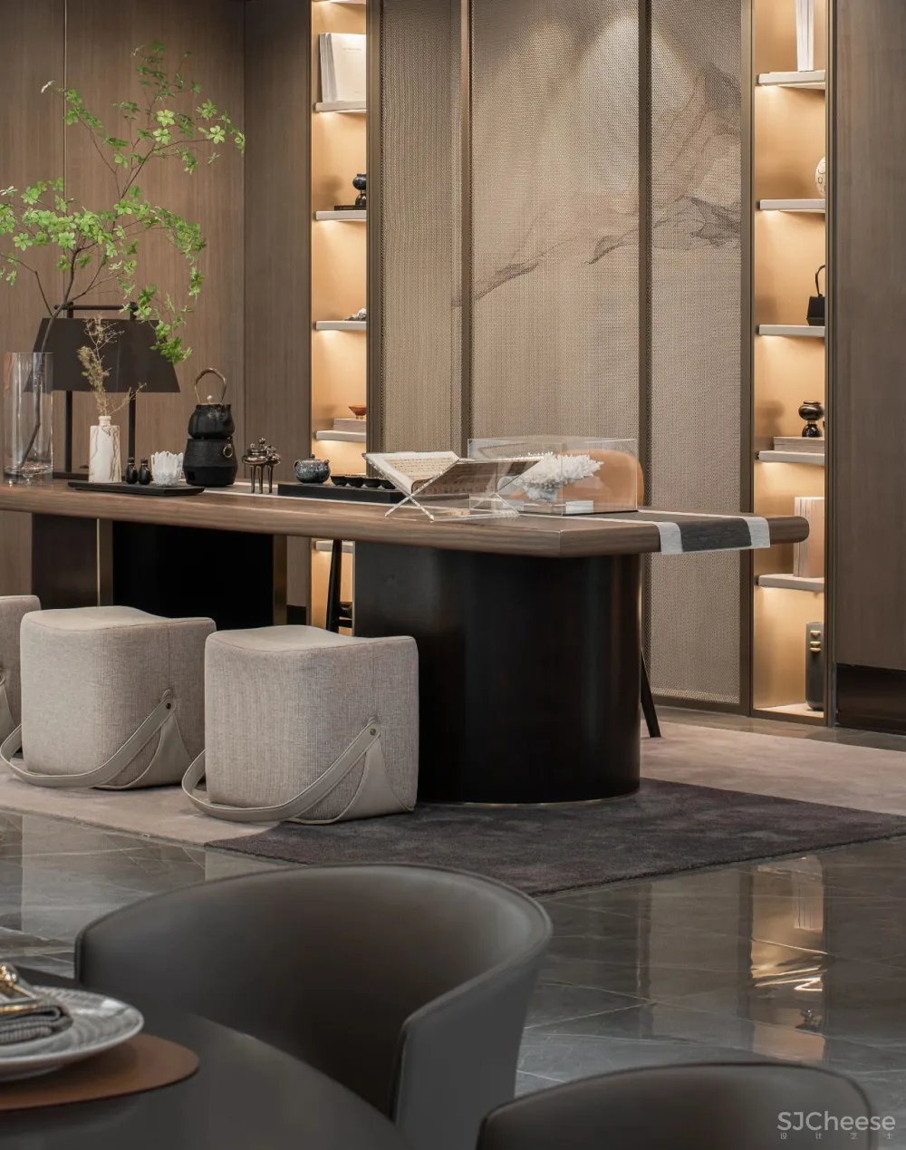 HWCD设计｜上海「金臣颐墅」顶级别墅样板间