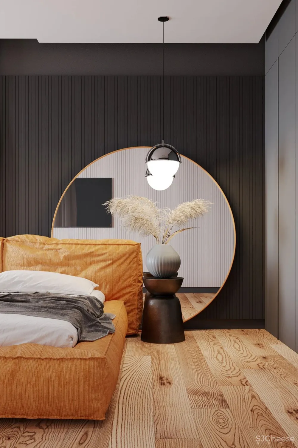 Creating Well Rounded Interiors With Circle Themes - Orange