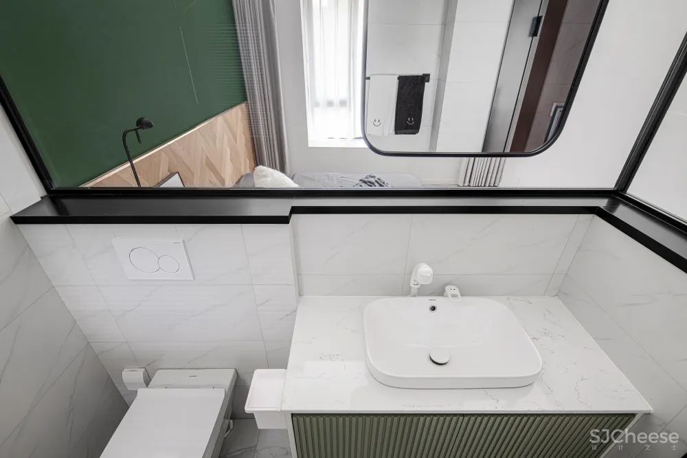 89㎡ 两室两卫，简约的复古设计爱了爱了!