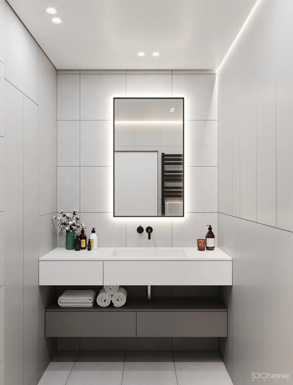 28㎡ 收纳全上墙,这样设计更省空间!