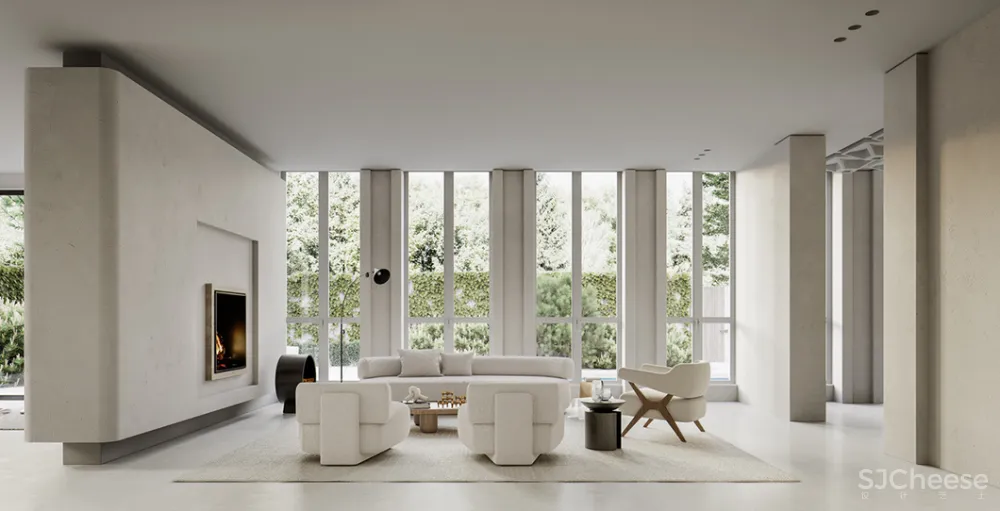 葛晓彪:400㎡私宅设计,自然奢适的乡间美墅!