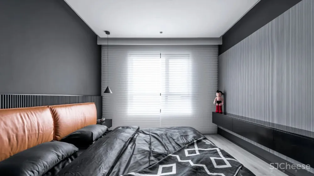 120㎡质感简约私宅,谁说黑色沉闷又压抑?