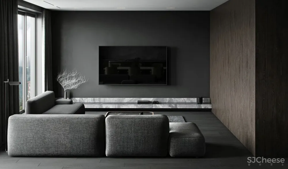 简单即是美!黑白色家居设计