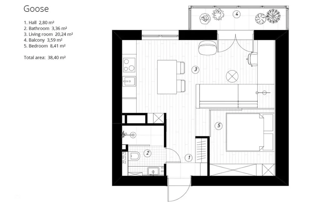 这些轻奢小宅,面积不过“四十而已”