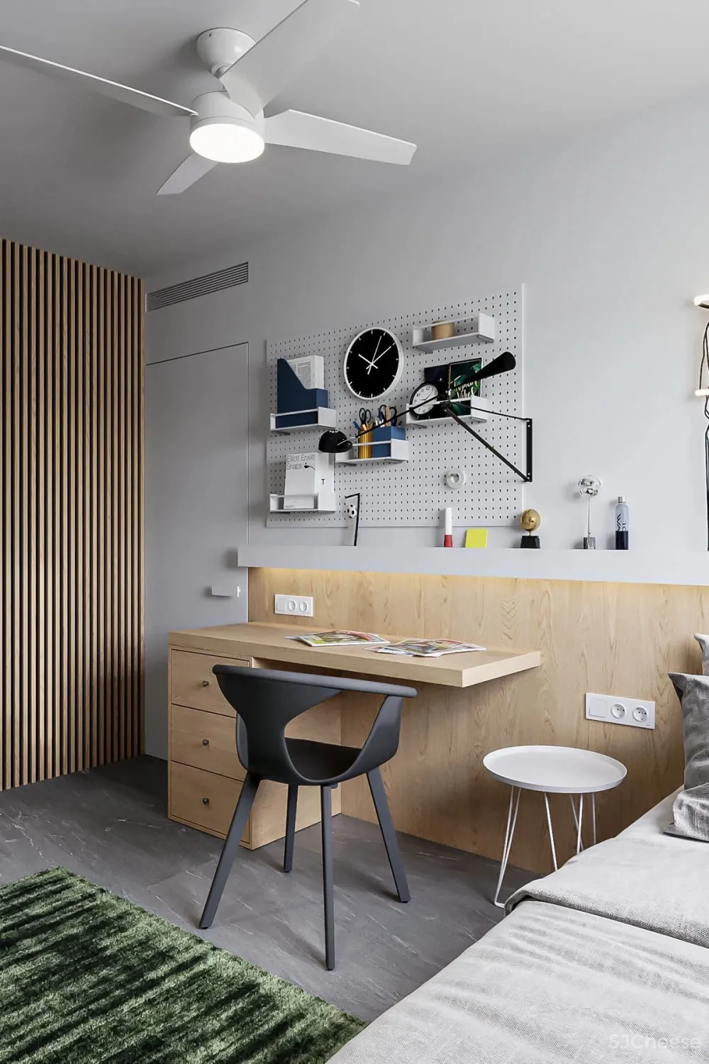 音乐老师进门不做隔断,138㎡三居室无玄关,照样美上天!