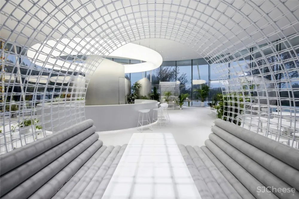 SWS 作品 停靠在青岛小镇上的四季花房:青岛西海岸云中花社咖啡馆