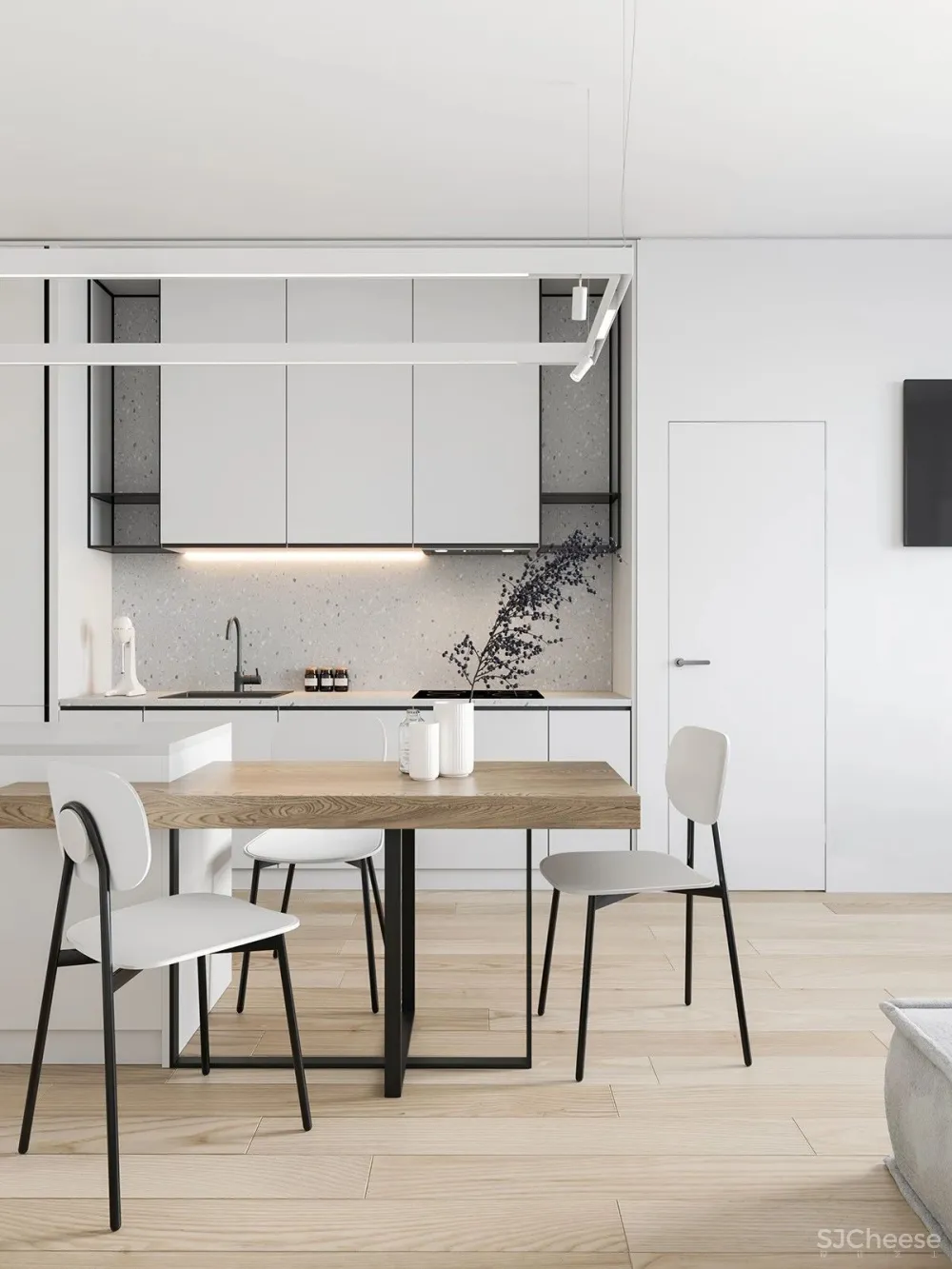 去风格化,小空间的和谐美