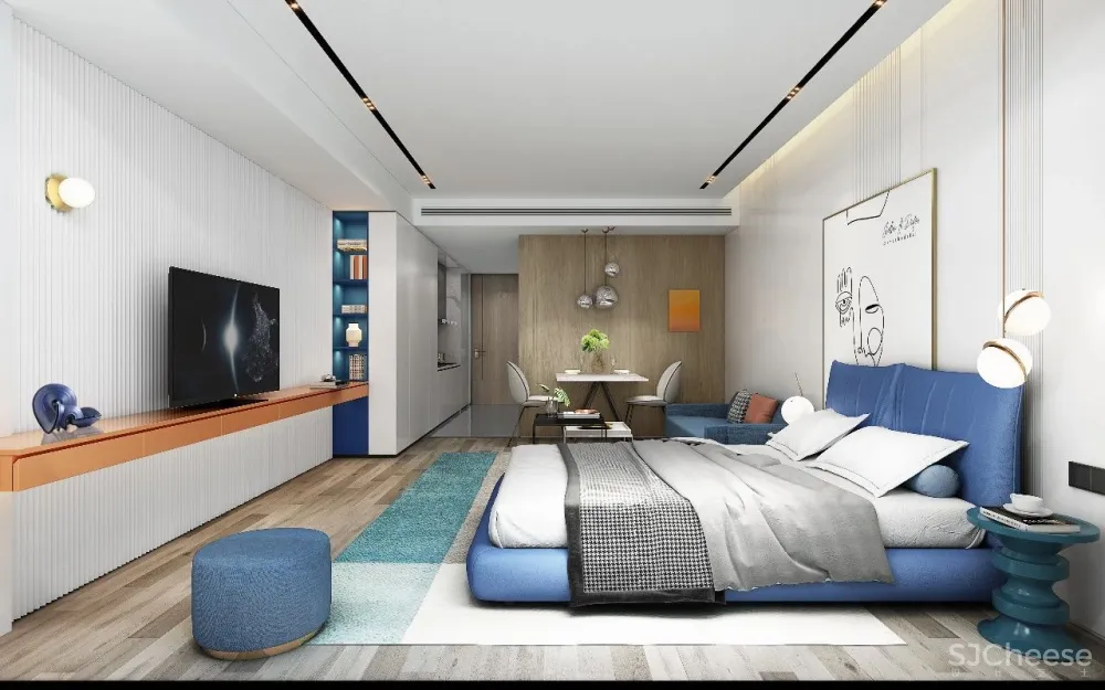 柯翊设计│ 绍兴源盛·云锦中心大平层样板间