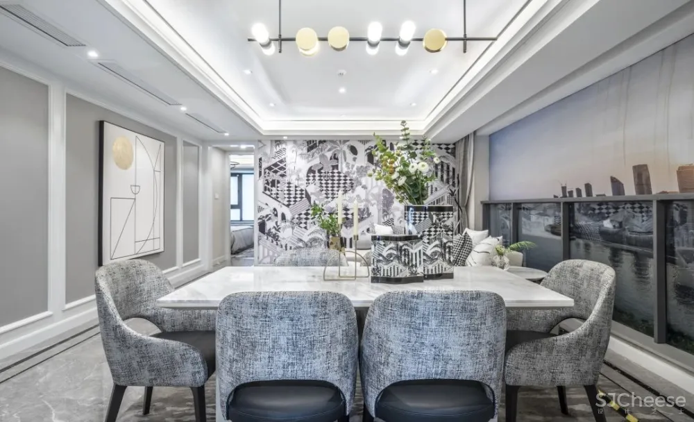 EH DESIGN 空间｜新现代主义风格的多重演绎 —— 越秀地产杭州项目合辑