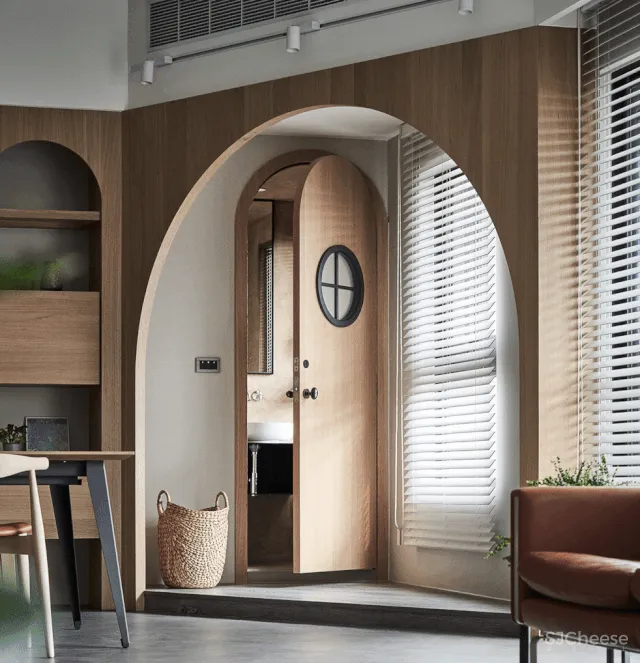 小树之家欢乐成长,158㎡木质双拼亲子宅 北欧建筑