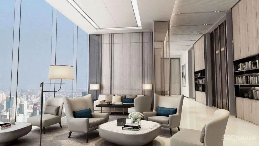 SCDA曾仕乾新作 曼谷泰颐「悦榕轩」六星级超豪华公寓 实景 效果图 平面图