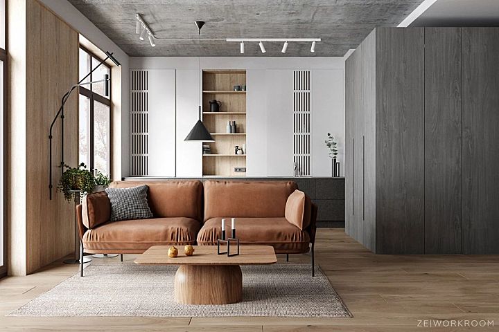 灰白 原木，盐系素雅！