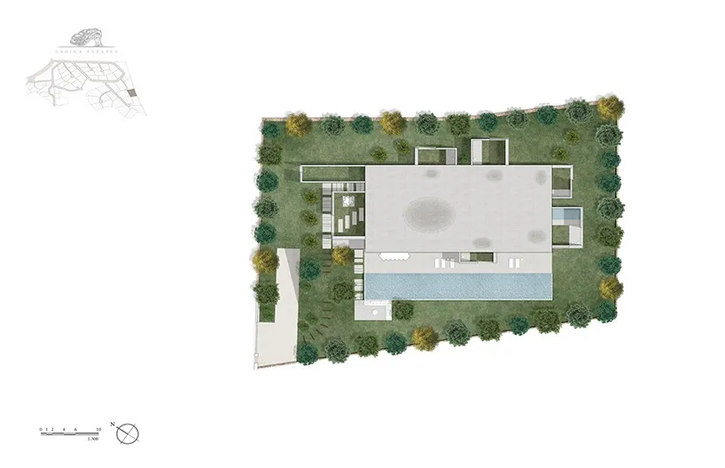 18个建筑大师,在一座岛上设计了50栋私人别墅,耗资28亿,原来融入自然才是真正的奢华